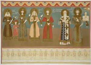 Imereth: frescos del Monasterio de Gelati, lámina 8 de 